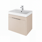 The White Space Americana 600mm wall hung vanity unit in Portland Stone