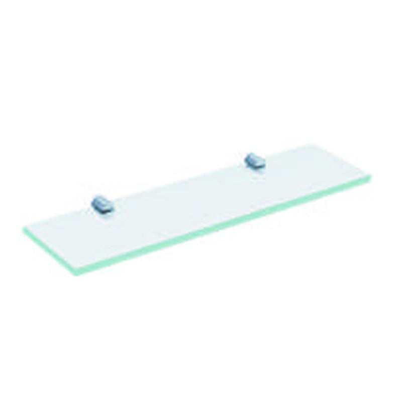 The White Space Capita glass shelf in chrome
