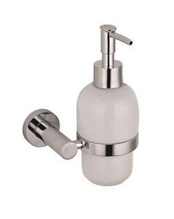 The White Space Capita liquid soap dispenser in chrome