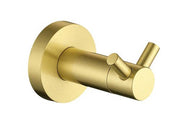 The White Space Capita robe hook in brushed brass