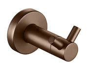 The White Space Capita robe hook in brushed bronze