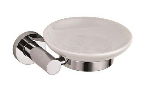 The White Space Capita soap dish in chrome
