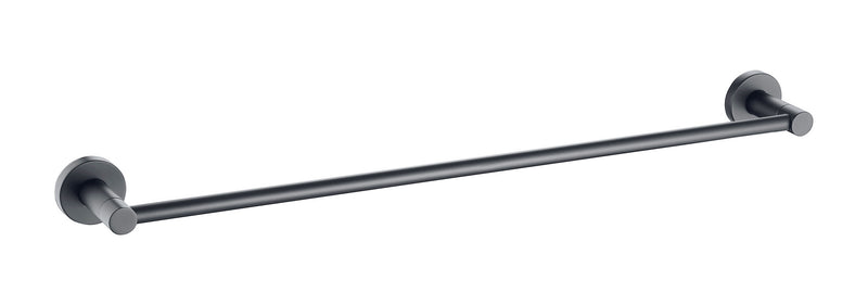 The White Space Capita towel rail in gunmetal