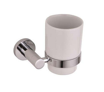 The White Space Capita tumbler and holder in chrome