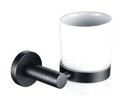 The White Space Capita tumbler and holder in black