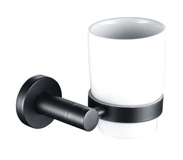 The White Space Capita tumbler and holder in black