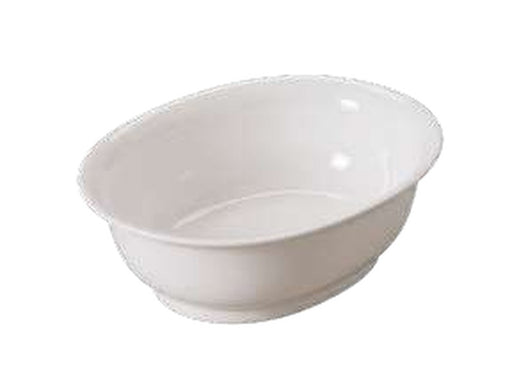 The White Space Chapter countertop basin bowl in white