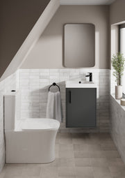 The White Space Choice cloakroom basin in white