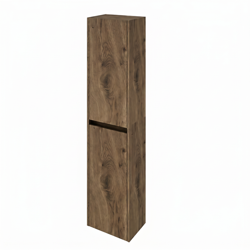 The White Space Choice 350mm tall unit in Tobacco Oak