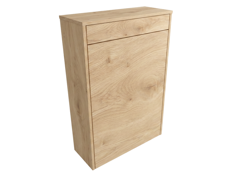 The White Space Choice 600mm WC unit in Light Oak