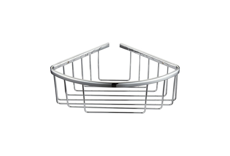 The White Space Corner Shower Basket – Chrome