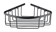 The White Space Corner Shower Basket – Black