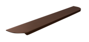The White Space Curved Edge handle in Brushed Bronze