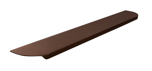 The White Space Curved Edge handle in Brushed Bronze