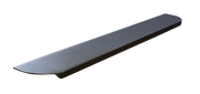 The White Space Curved Edge handle in Gunmetal