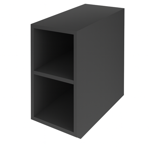 The White Space Custom Choice 200mm shelf unit in Dark Grey