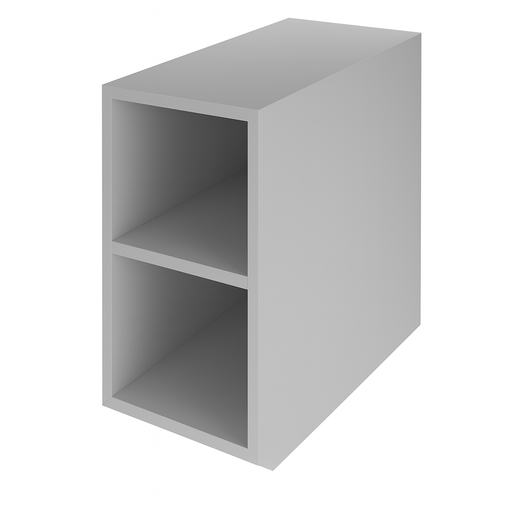 The White Space Custom Choice 200mm shelf unit in Light Grey