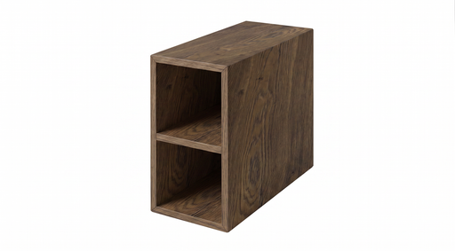 The White Space Custom Choice 200mm shelf unit in Tobacco Oak
