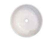 The White Space Era countertop basin bowl in white