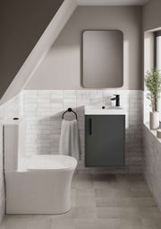 The White Space Euna Rimless Close Coupled WC (Closed Back)