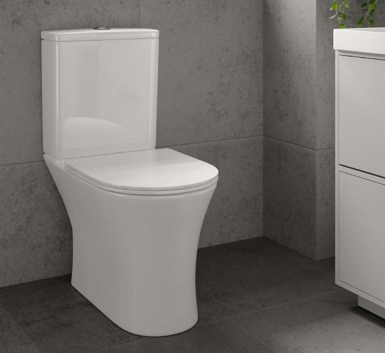The White Space Euna Rimless Close Coupled WC (Open Back)