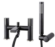 The White Space Evo Bath Shower Filler – Black