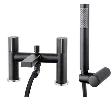 The White Space Evo Bath Shower Filler – Black