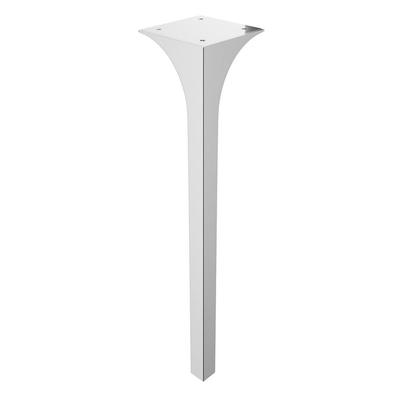 The White Space furniture legs in Chrome