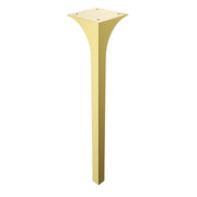 The White Space furniture legs in Brushed Brass