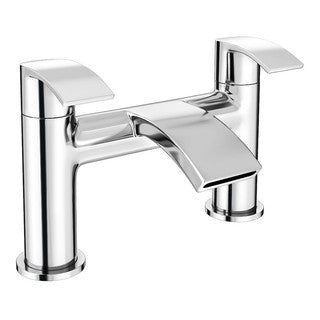 The White Space Kaber Bath Filler – Chrome