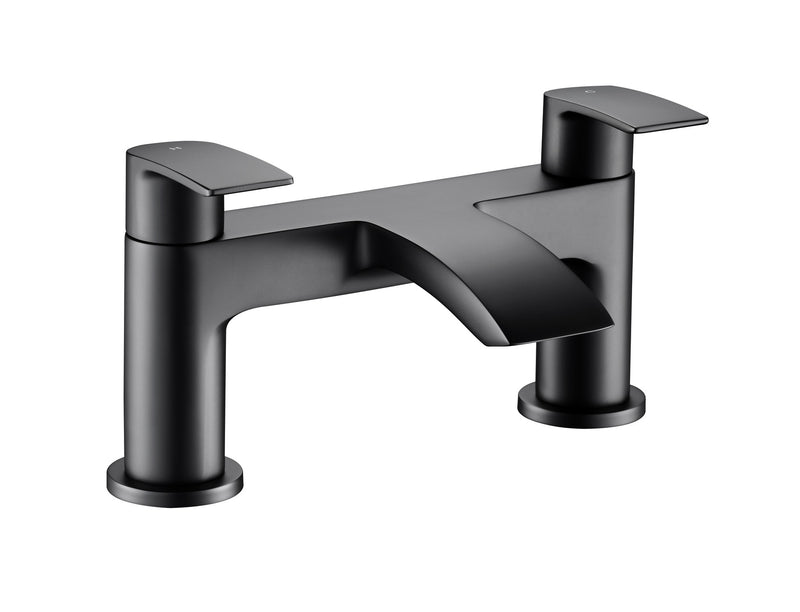 The White Space Kaber Bath Filler – Black