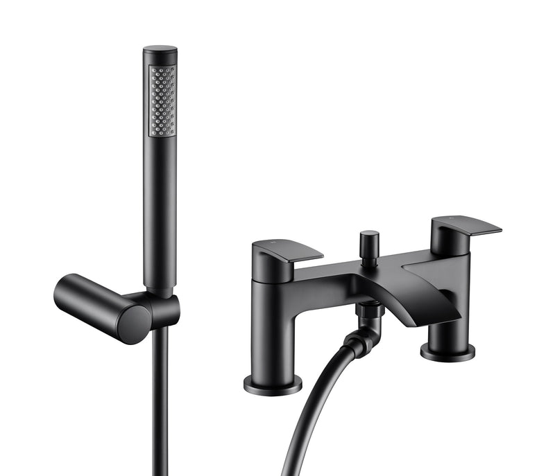 The White Space Kaber Bath Shower Filler – Black