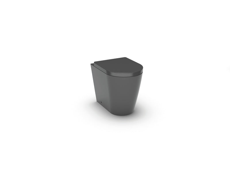 The White Space Lab Rimless Back to Wall WC Matt Black