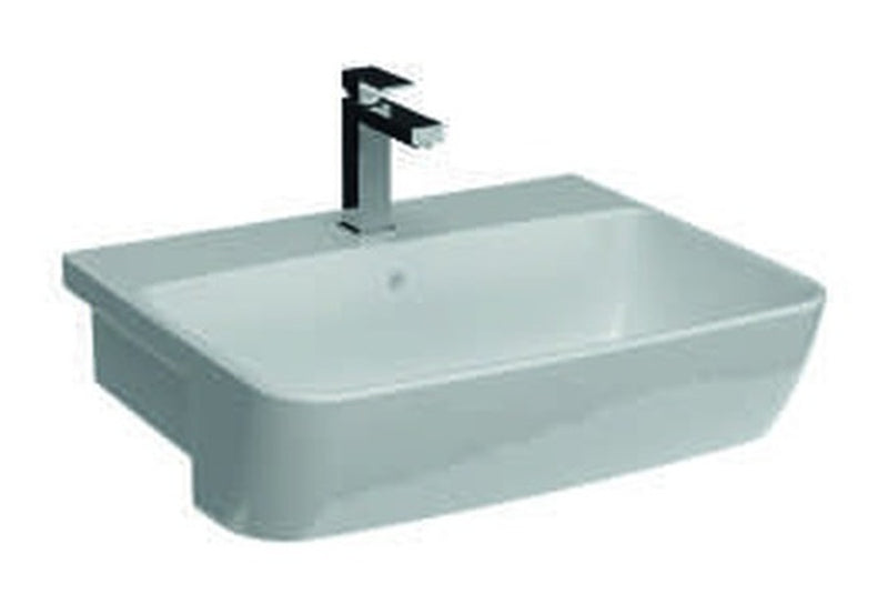 The White Space Lab semi recessed basin
