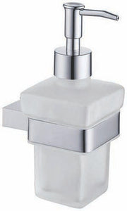 The White Space Legend liquid soap dispenser in chrome