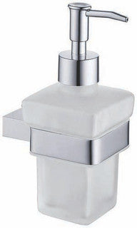 The White Space Legend liquid soap dispenser in chrome