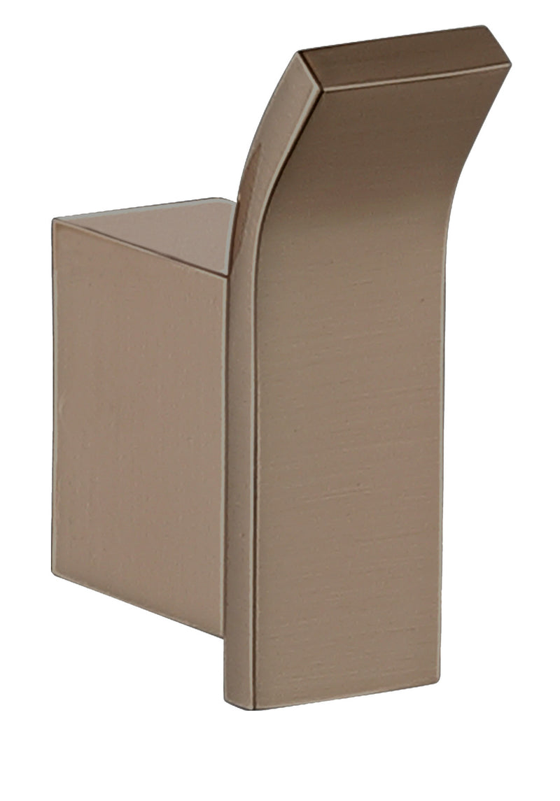 The White Space Legend robe hook in brushed bronze