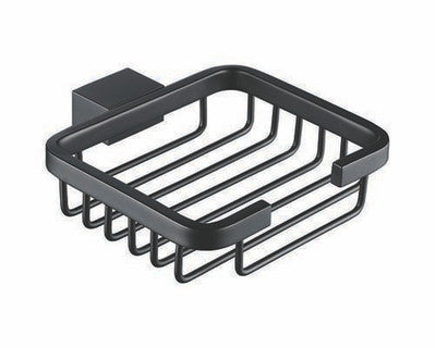 The White Space Legend soap basket in black