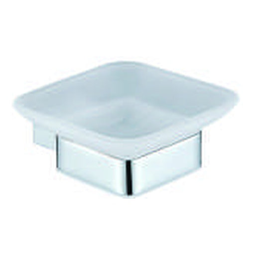 The White Space Legend soap dish in chrome