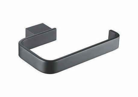 The White Space Legend toilet roll holder in black