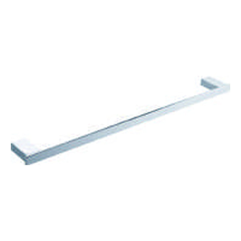 The White Space Legend towel rail in chrome