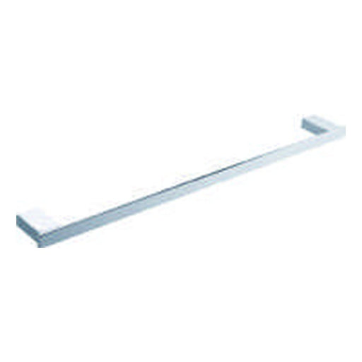 The White Space Legend towel rail in chrome