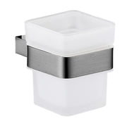 The White Space Legend tumbler and holder in gunmetal