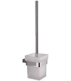 The White Space Legend wc brush and holder in chrome