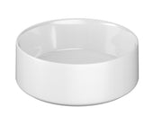 The White Space Lunar countertop basin bowl in white