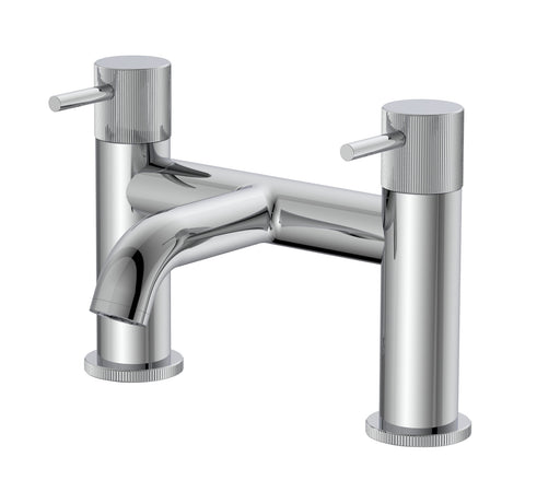 The White Space Pin Fluted Bath Filler – Chrome