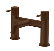 The White Space Pin Fluted Bath Filler – Brushed Bronze