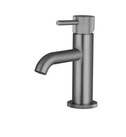 The White Space Pin Fluted Mini Monobloc Basin Mixer – Gunmetal