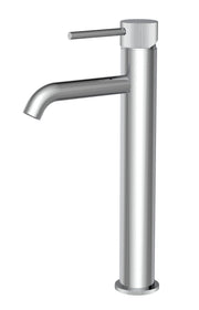 The White Space Pin Fluted Tall Monobloc Basin Mixer – Chrome