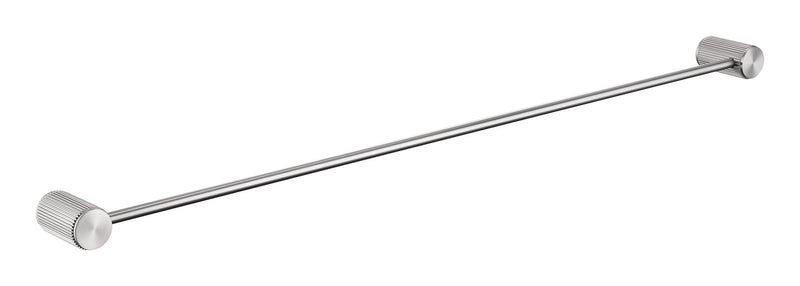 The White Space Pin Fluted towel rail in chrome